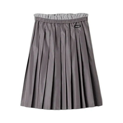 Technical Silk Skirt