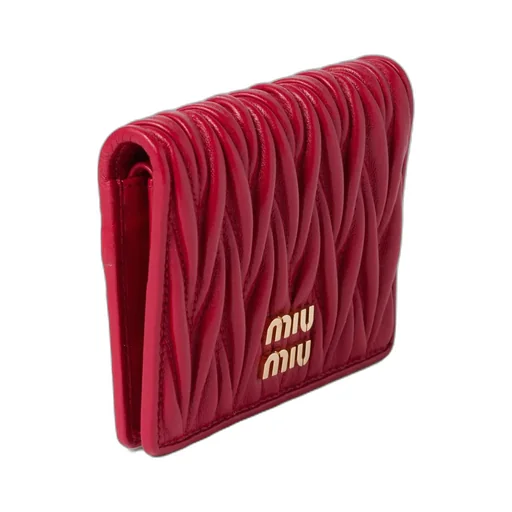 Small Matelassé Nappa Leather Wallet