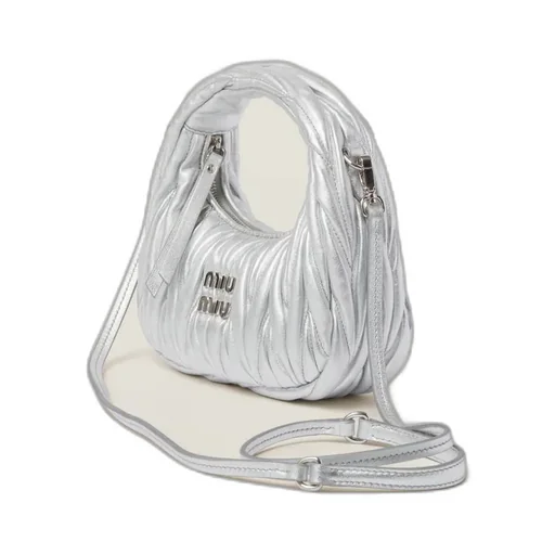 Wander Matelassé Nappa Leather Hobo Mini-Bag