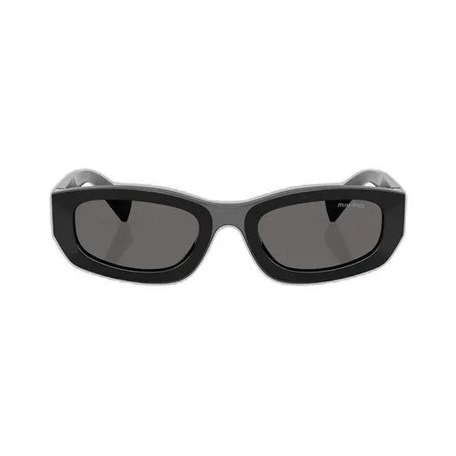 Geometric-Frame Logo-Detail Sunglasses