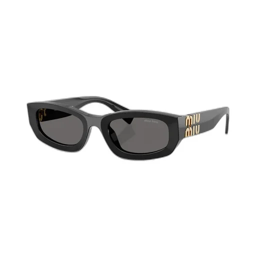 Geometric-Frame Logo-Detail Sunglasses
