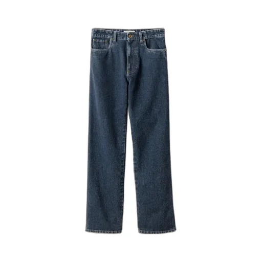 Flocked Denim Jeans