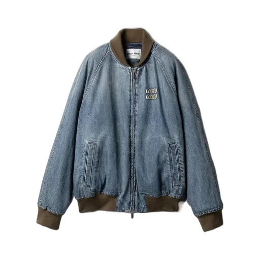 Denim Blouson Jacket