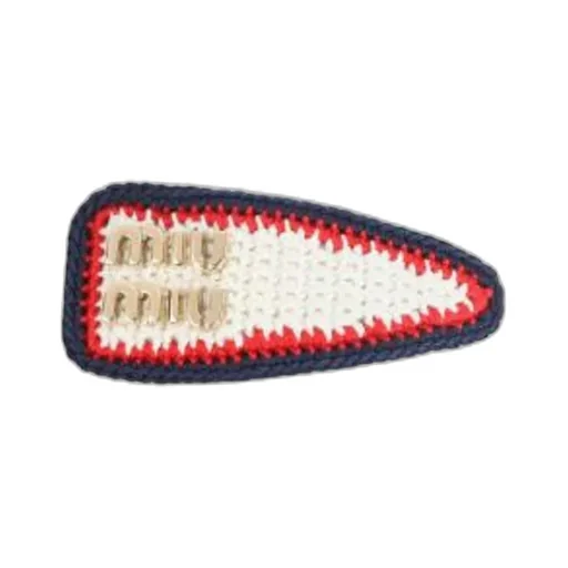 Crochet Logo Hair Clip