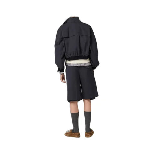 Panama Cotton Blouson Jacket