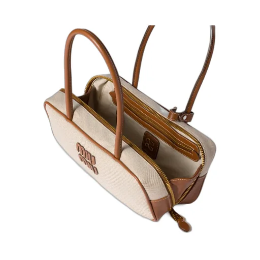 Beau Canvas And Leather Bag