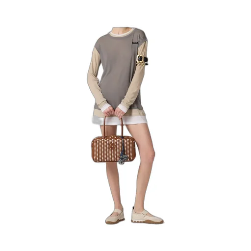 Ribbed Jersey Dress