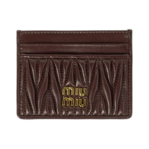 Matelassé Nappa Leather Card Holder