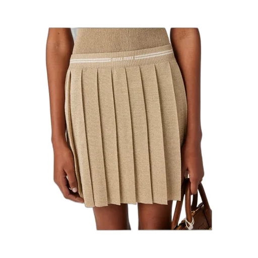 Lamé Mini-Skirt
