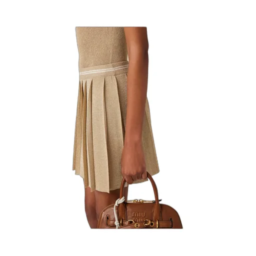 Lamé Mini-Skirt