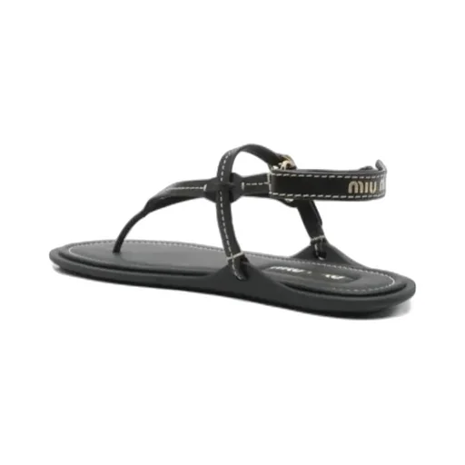 Leather Flat Sandals