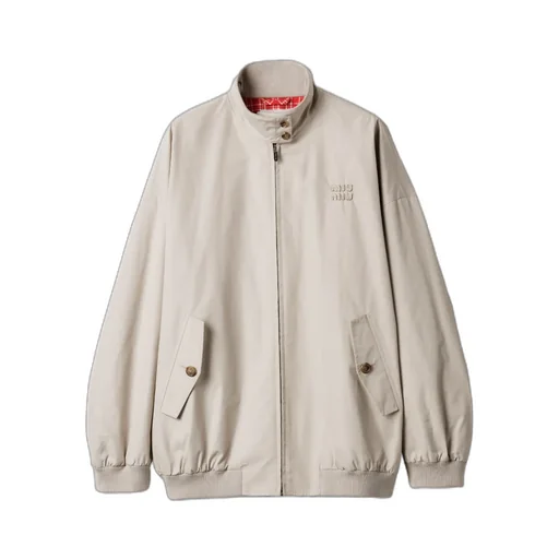 Logo-Detailed Zipped Jacket