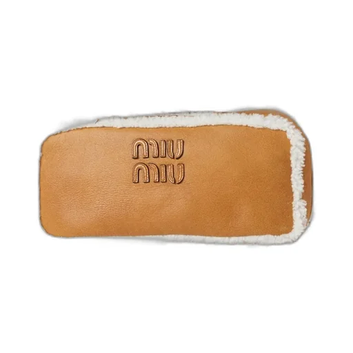 Beau Shearling Top-Handle Bag
