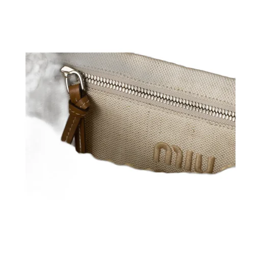 Raffia-Effect Woven Handbag