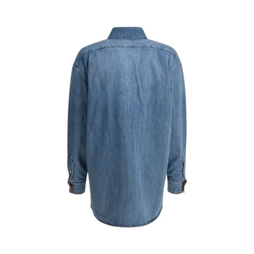 Button-Up Denim Shirt