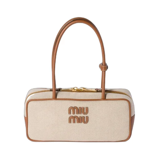 Beau Canvas And Leather Bag