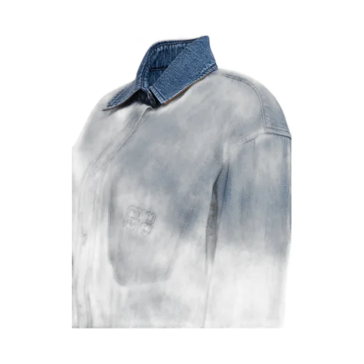 Button-Up Denim Shirt