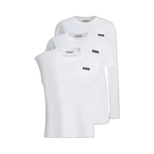 Set Of Three Logo Patch T-Shirts