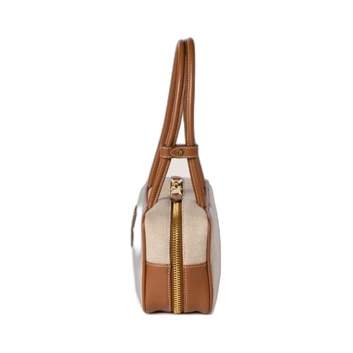 Beau Canvas And Leather Bag