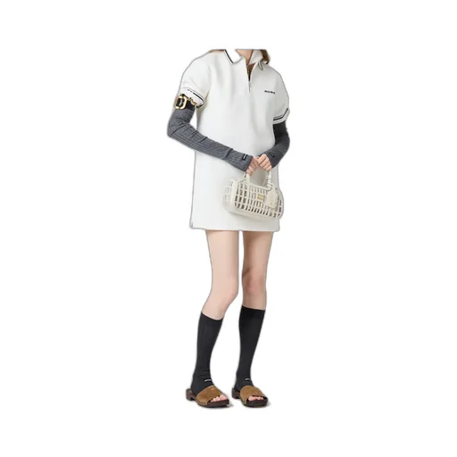 Short-Sleeved Polo Dress