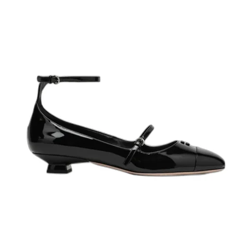 Round Head Low-Heeled Shoes