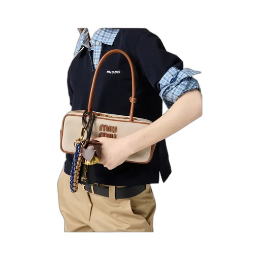 Beau Canvas And Leather Bag