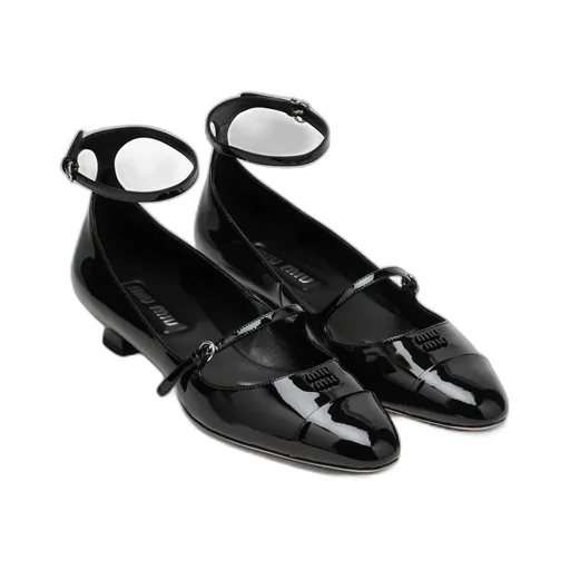 Round Head Low-Heeled Shoes