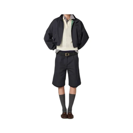 Panama Cotton Blouson Jacket