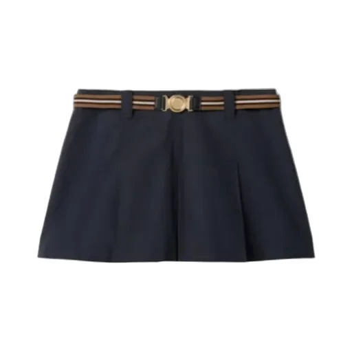 Belted Mini Skirt