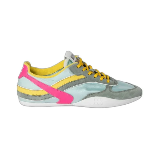 Gymnasium Technical Fabric And Suede Sneakers