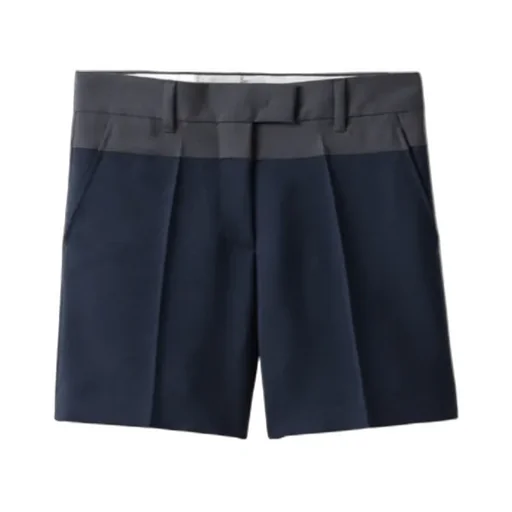 Two-Toned Tailored Shorts