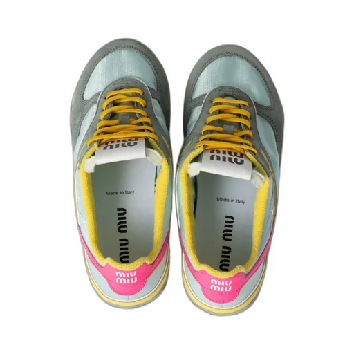 Gymnasium Technical Fabric And Suede Sneakers