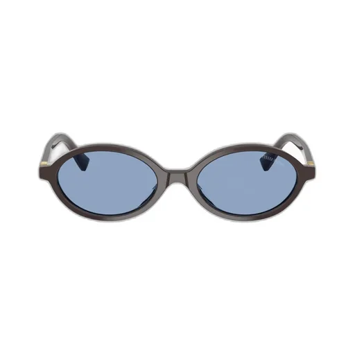 Oval-Frame Sunglasses