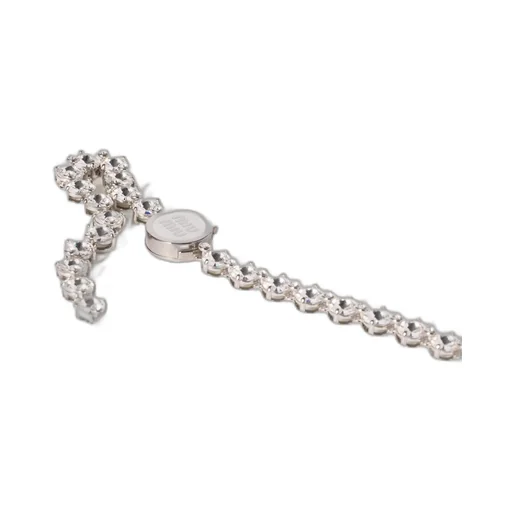 Metal Necklace With Crystals