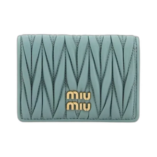 Matelassé Nappa Leather Card Holder