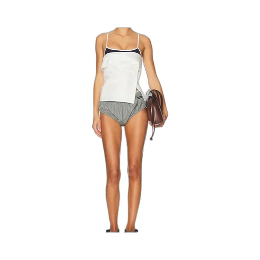 Strapless Poplin Top