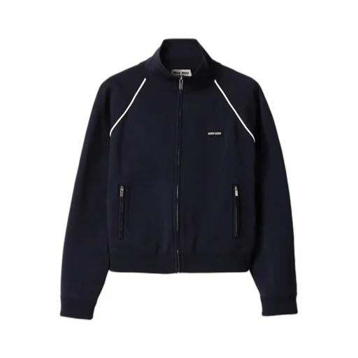Long-Sleeved Zipped Sweatshirt