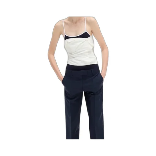 Strapless Poplin Top