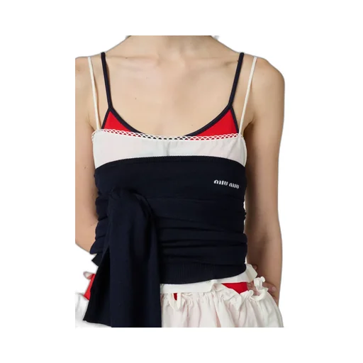 Logo-Patch Sleeveless Dress