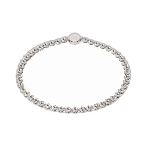 Metal Necklace With Crystals
