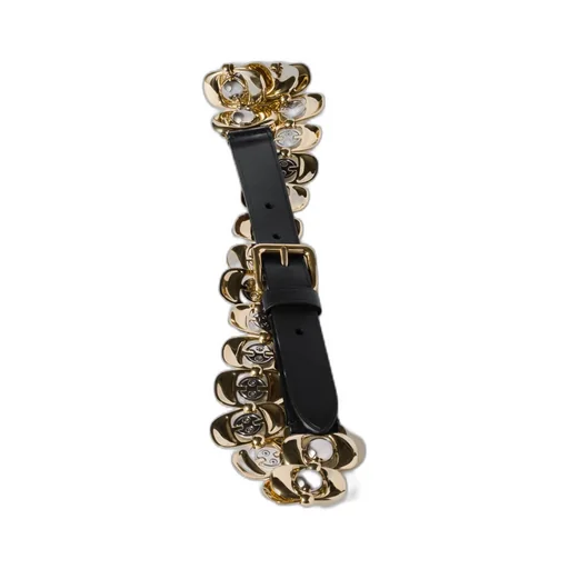 Logo-Engraved Bead-Chain Belt