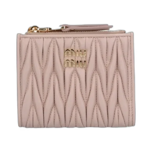Logo Plaque Zipped Wallet