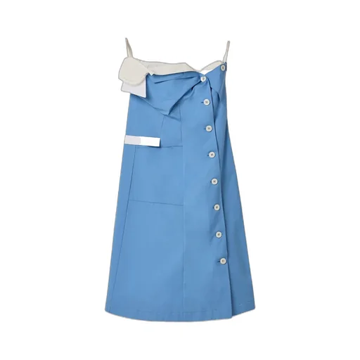 Sleeveless Poplin Dress