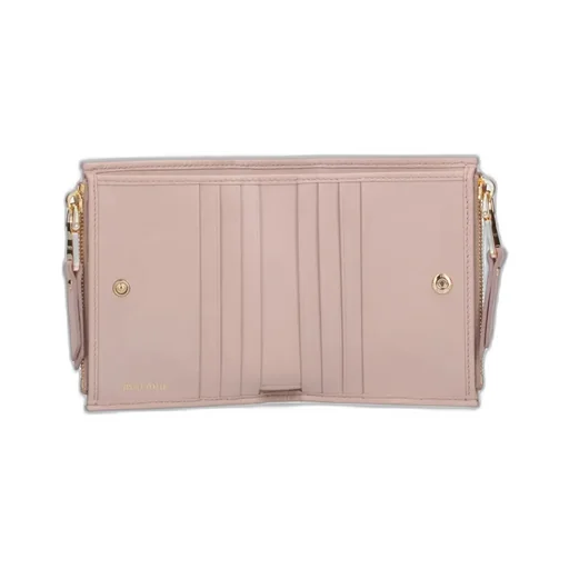 Logo Plaque Zipped Wallet