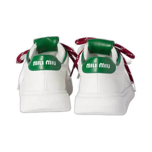 Round-Toe Lace-Up Sneakers