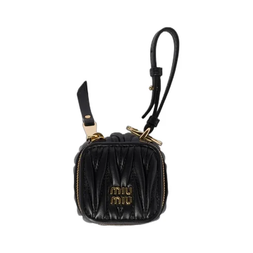 Trick Matelassé Nappa Leather Keyring