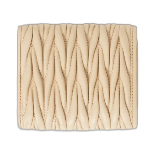 Matelassé Logo-Lettering Wallet