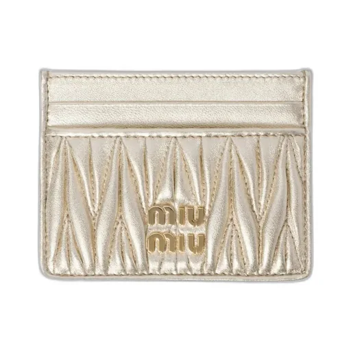 Matelassé Nappa Leather Card Holder