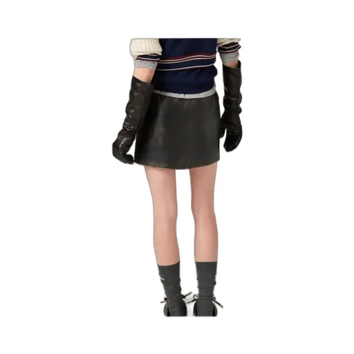 Leather Mini Skirt
