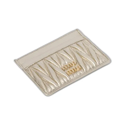 Matelassé Nappa Leather Card Holder